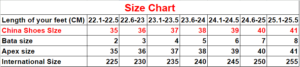 shoes size chart