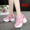 wedge heel thick sole casual shoes