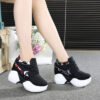 wedge heel thick sole casual shoes