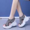 Balanced heel casual shoes for women