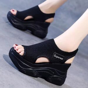 Balanced heel casual shoes for women