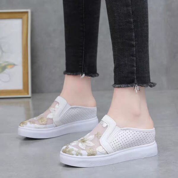 heelless lazy shoes for women